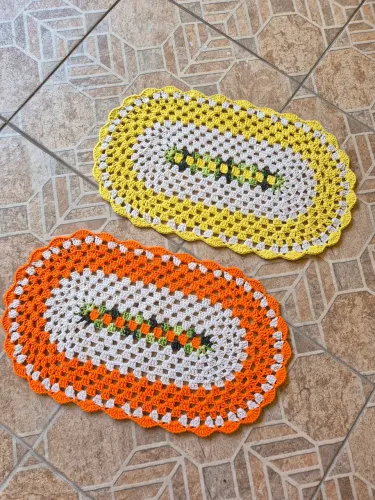 Peças em crochê