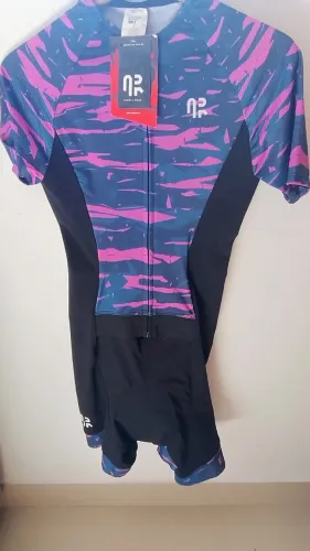 Macaquinho Ciclismo Feminino NP Sports - Novo (Forro Teosport)