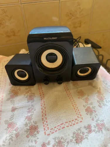 Caixa De Som Usb Subwoofer Multilaser - Para Pc e notebook 10w Rms