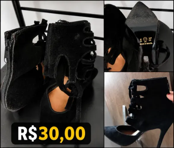 Sapato estilo botinha .nr 36