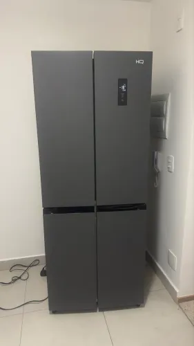 Geladeira Refrigerador Hq Frost Free Multidoor 426l Cinza