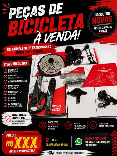Peças de bicicleta a venda