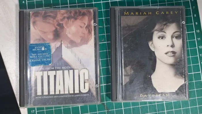 Mini disc Titanic e Mariah Carey