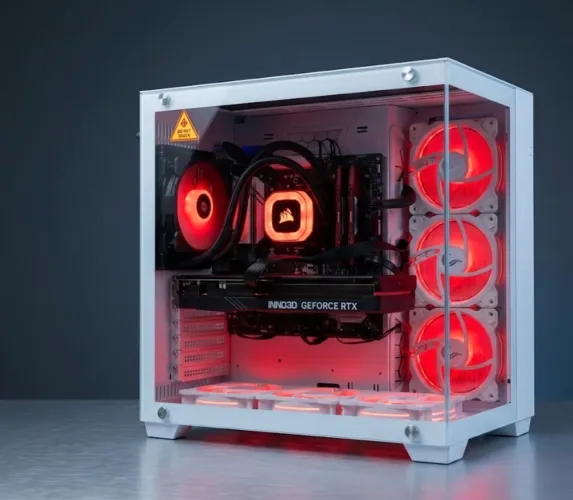 PC GAMER HIGH-END | RTX + RYZEN 7 + AQUÁRIO ARGB