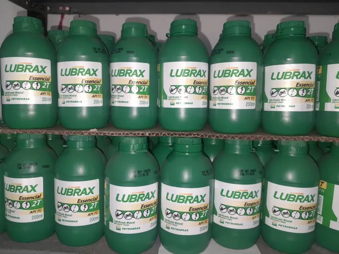 1 Óleo Lubrax 2 tempos 200ml mineral 