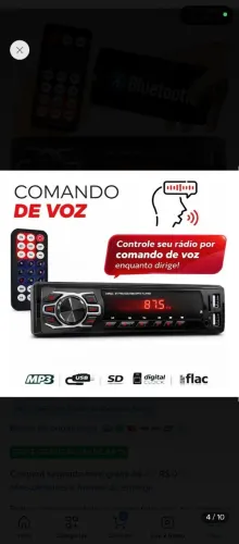 Rádio para carro