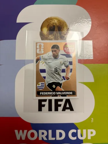 Federico Valverde Extra Sticker Copa do mundo 2026 