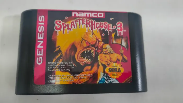 Splatterhouse 3 sega genesis mega drive repro