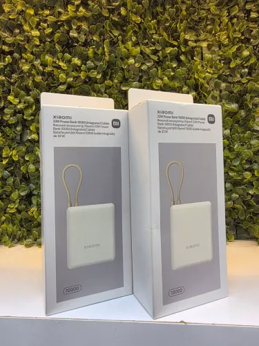 Xiaomi Power Bank 10000mAh 33W Original - Cabo Integrado | Compacta e Potente