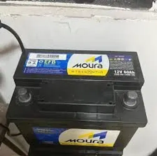 Bateria Moura 60ah usada funcionando perfeitamente 