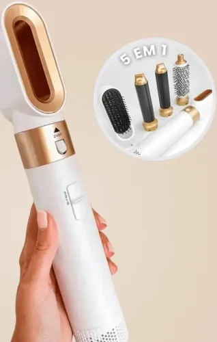 Escova Modeladora 5 em 1 Tipo Airwrap