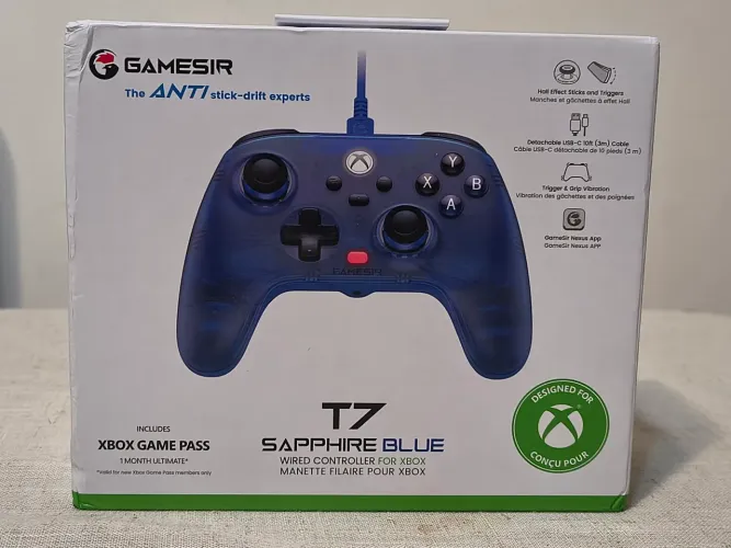 Controle com Fio Gamesir T7 para PC e Xbox One. Com Hall Effect