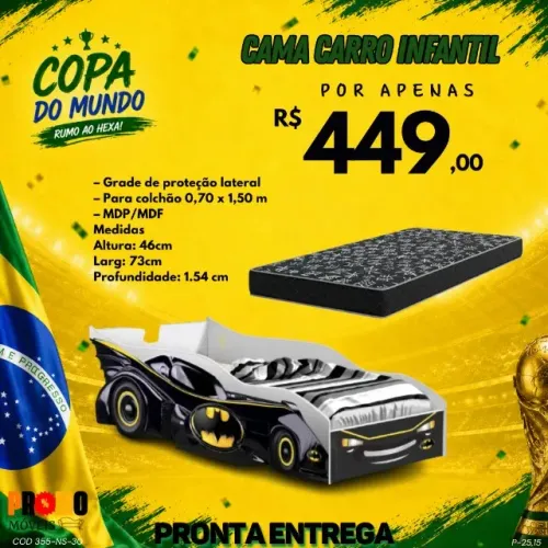 Cama carro (Pague na entrega)