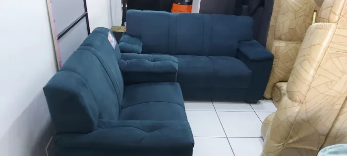 JOGO DE SOFÁ SEMI NOVO