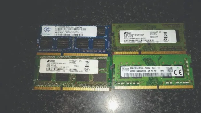 Memóriam ram notebook ddr3 / ddr 4 8 gigas garantia de 1 ano