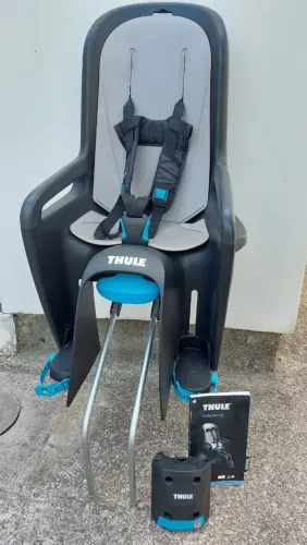 Cadeirinha Para Bicicleta Thule Ridealong Cinza Escuro 9m+