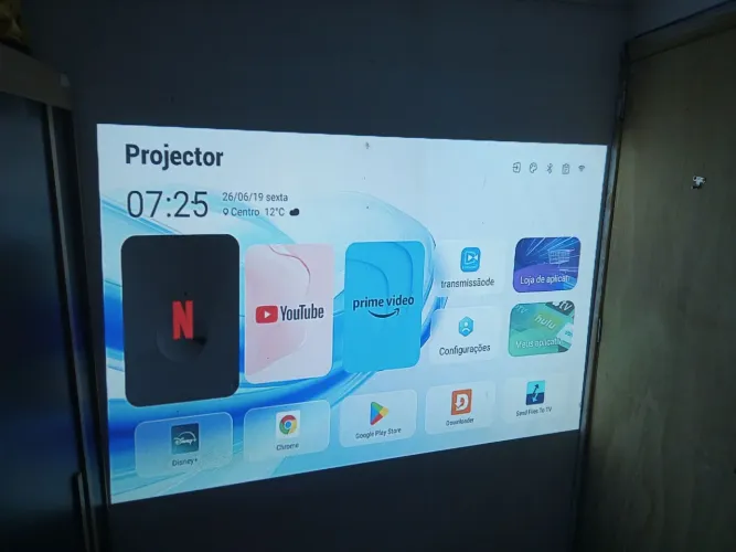 Projetor top de linha 4K Android 12 