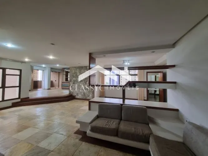 Apartamento 4 quartos com 3 suítes, Fundinho, Uberlândia - 280 m² com sacada e bar.