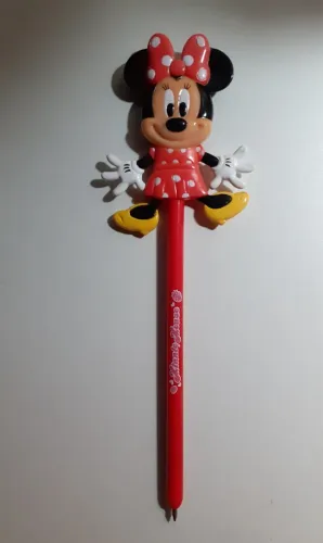 2 Canetas Disney Divertida - Minnie Mouse Saltitante