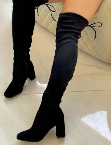 Bota de cano alto 