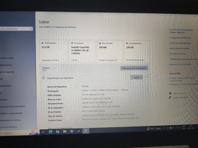 Notebook lenovo