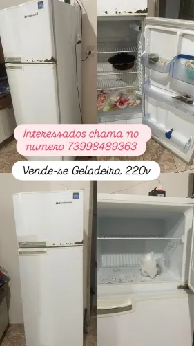 Vende-se geladeira 220v continental