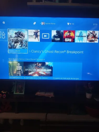 Playstation 4 pro 1 TB de armazenamento