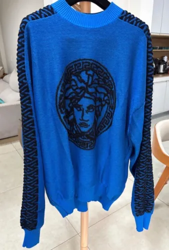 SUETER VERSACE MEDUSA INTARSIA