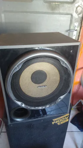 Subwoofer Ativo Sony Muteki 10 plgs
