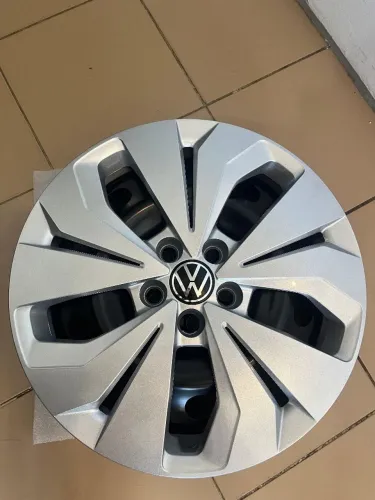 Jogo 4 Rodas Ferro Aro 16 Original T-Cross 2025 + 4 Calotas VW ? Zero Km