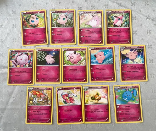 Cartas Pokémon TCG XY Gerações Clefairy Jigglypuff Wigglytuff