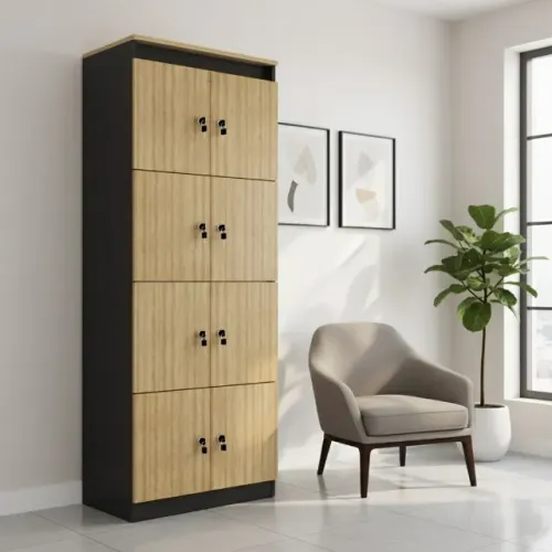Guarda-Volumes com 8 Portas/Chave/60LX60AX36P, R$ 1.034,00 unidade!
