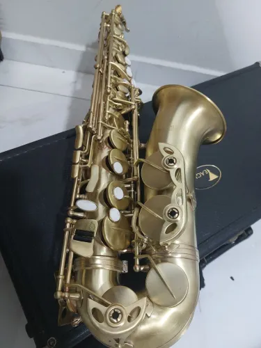 Sax Alto Eagle - Desplacado e escovado - 100% revisado - impecável