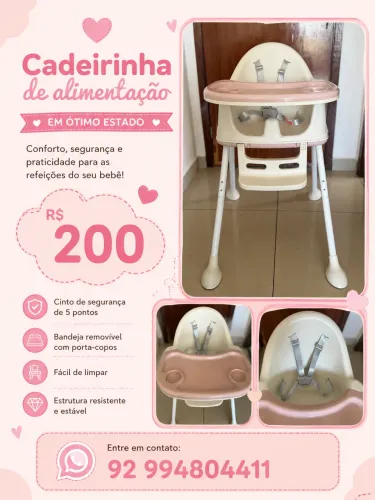 Cadeirinha de alimentação
