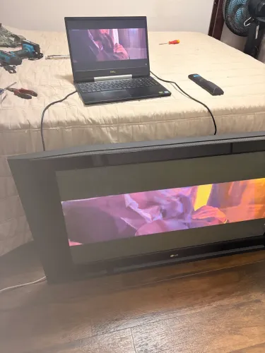 Tv LG 42 super grave plasma