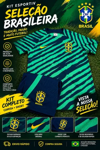 ? KIT ESPORTIVO SELEÇÃO BRASILEIRA ?