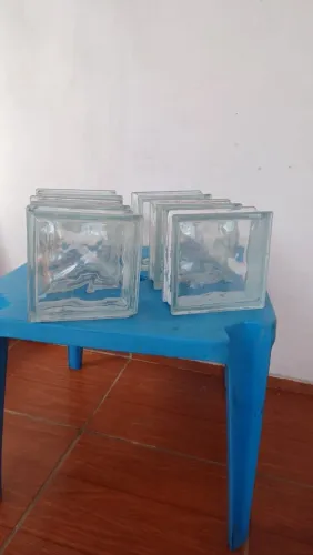 Tijolos de vidro 19x19x8 cm