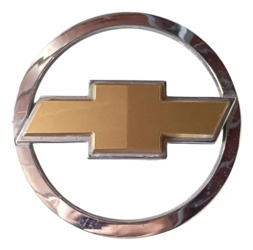 Emblema Logo Gravata Tampa Traseira Gm Celta Prisma 2003 Prata