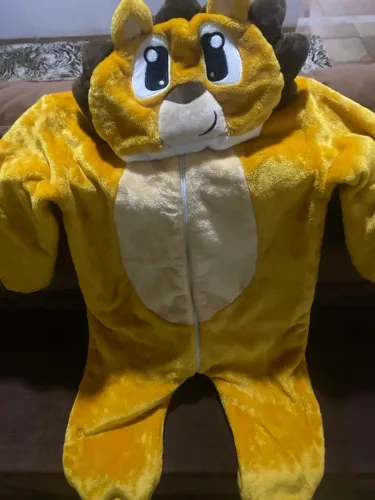 Pijama de leão infantil 