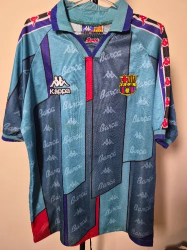 CAMISA BARCELONA 1996 RONALDO AWAY - ORIGINAL