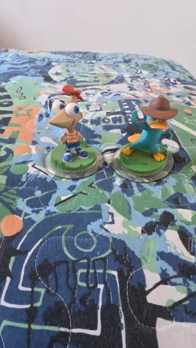 Bonecos phineas e perry disney infinity xbox 360