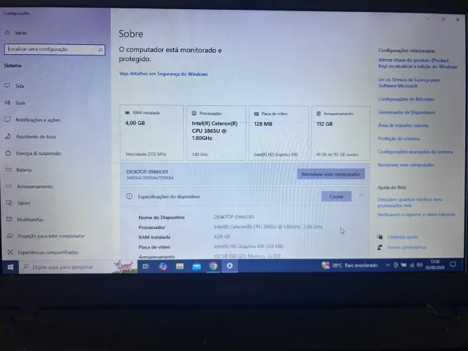 Notebook Samsung recondicionado