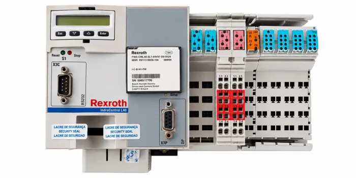 CLP Bosh Rexroth IndraControl L40 CML40.2 Completo + Módulo I/O Profibus Ethernet