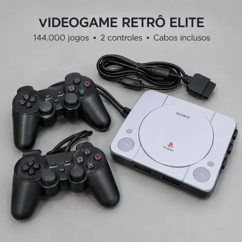 ? VIDEOGAME RETRÔ ELITE - 144 MIL JOGOS! ?