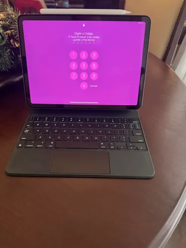 iPad Air M1 64 GB + Magic Keyboard + Apple Pencil - kit completo, estado de novo