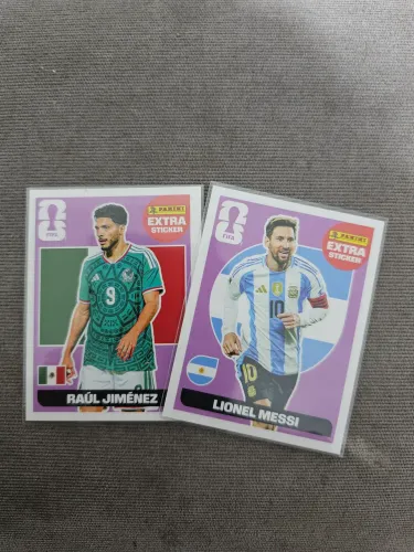 Kit Figurinha Legend Messi e Jimenez Bordo