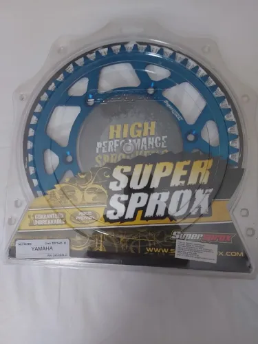 Coroa alumínio Supersprox 49z para Yamaha yz/yzf 125/250 05/2021.