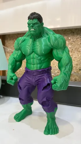 HULK COM 24 cm em 3d