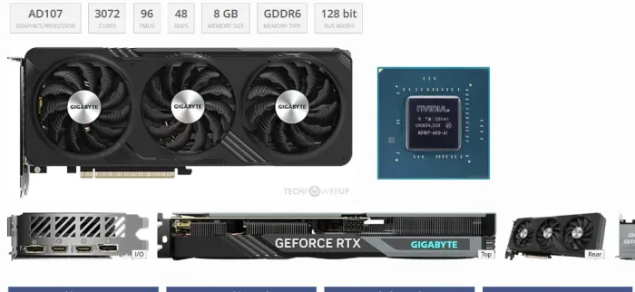 GIGABYTE RTX 4060 GAMING OC