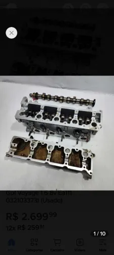 Cabeçote VW Power 1.6 8v flex
